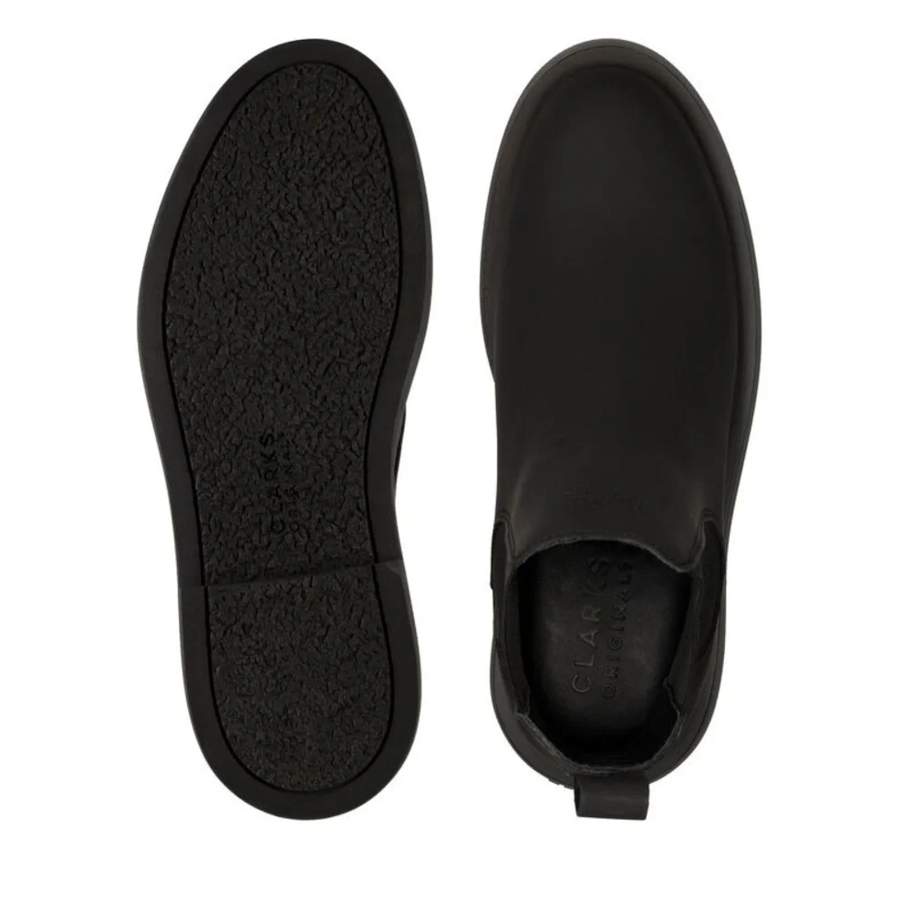 NEW IN BOX!! Ladies Clarks Mileno Chelsea Boot Black - Picture 4 of 4